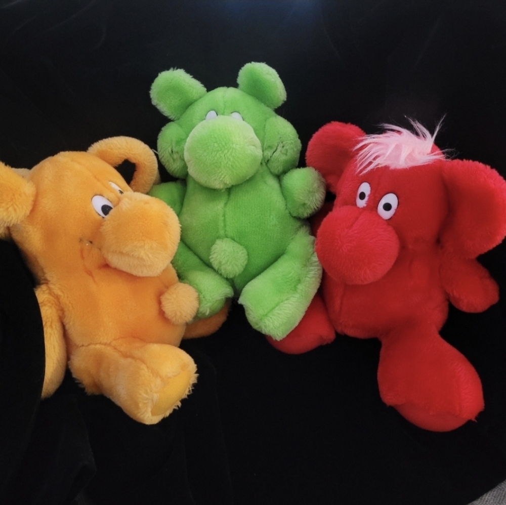 3 Vintage Kodak Kolorkins Kazoom Fantasy Creatures
